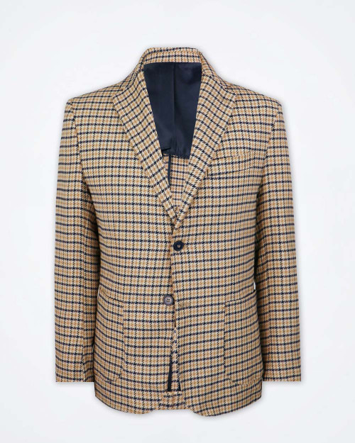 EXIBIT Men's Houndstooth Pattern Blazer