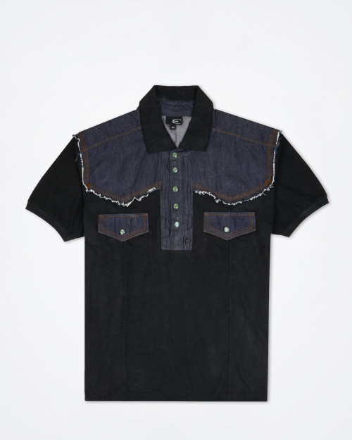 JUST CAVALLI Men's Vintage Look Top