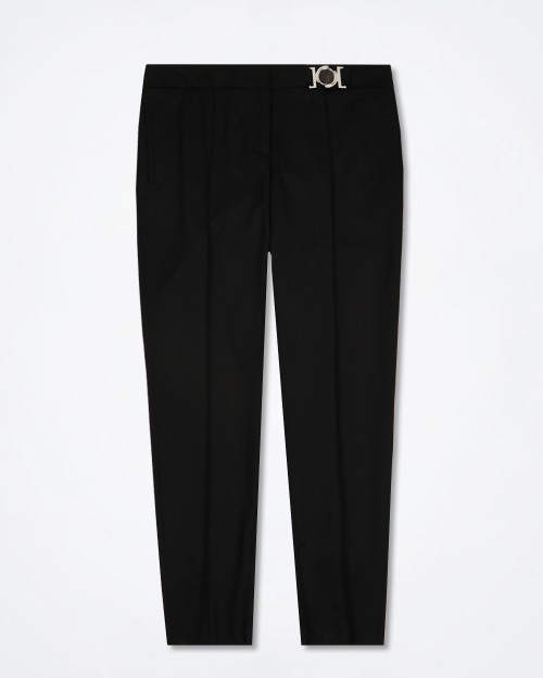 VERSACE COLLECTION Women's Black Wool Pants