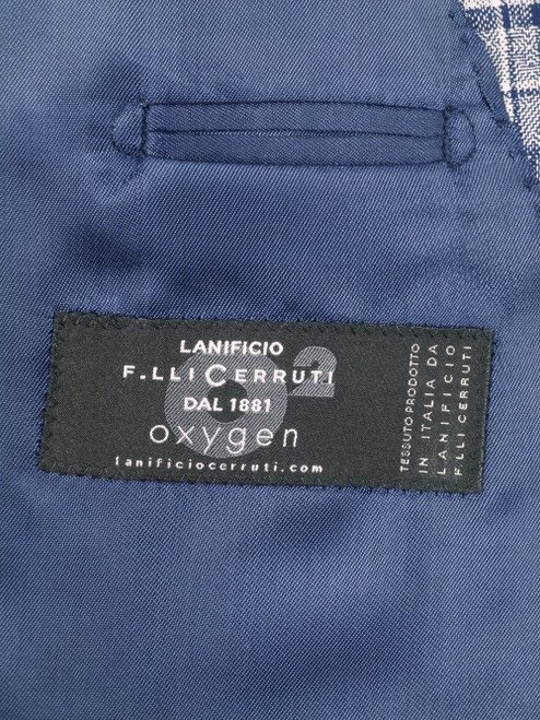 Veste Homme BASTIANELLO ANGELO NARDELLI - Blazer 3 En 1 Bleu Laine - Neuf Avec étiquettes - Style 1183AD