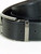 TRUSSARDI  Gunmetal Buckle Reversible Leather Belt