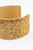 SANDRO FERRONE Gold Beaded Cuff Bracelet