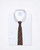 MOSCHINO Brown Striped Silk Tie