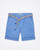EXIBIT Men's Blue Cotton Shorts