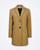 SANDRO FERRONE Single Breasted Camel Coat