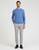CAMICISSIMA Men's Blue Wool-Cashmere Blend Knit
