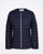 SANDRO FERRONE Womens Blue Padded-Parka