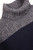 EXIBIT Blue Melange Wool-blend Rollneck Knit