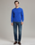 CAMICISSIMA Blue Wool-Cashmere Blend Men's Knit
