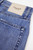 Detail shot of Maryley jeans tag and stitching