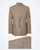 Marselo men's tan wool blend suit, tailored fit, made in Italy.