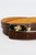 LE CAMP Women's Brown Leather Belt