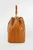 LE CAMP Tan Leather Bucket Bag
