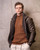 BLOCK 11 Men's Brown Aviator Jacket