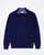 CAMICISSIMA Men's Half Zip Royal-Blue Knit