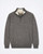 CAMICISSIMA Men's Grey Half Zip Knit