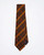 Full‑length view of the Pal Zileri grey diagonal‑patterned silk tie laid flat, showing the slim silhouette and woven detail.