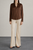 IMPERIAL Cream Flared Pants
