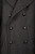 Close‑up of the Simon Peet peacoat’s wool‑blend fabric and tonal buttons, displaying texture and detailing.