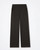 Front view of the Sandro Ferrone grey wide‑leg pants showing the clean waistband and flowing leg silhouette.