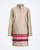 MAX MARA STUDIO Silk-Blend Beige Coat