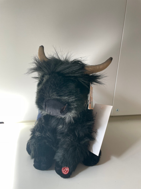 *Limited Edition* Calums Cabin Black Highland Cow (with sound) *Limited Edition* Calums Cabin Black Highland Cow (with sound)