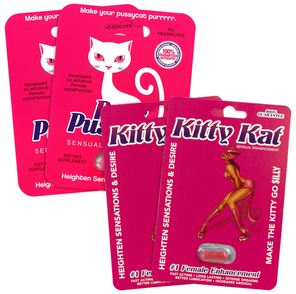 Kitty Kat and Pink Pussycat Double Pack