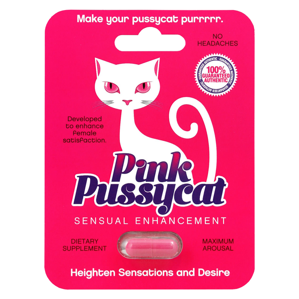 IN STOCK 2 Kitty Kat Pills + 2 Pink Pussycat Pills