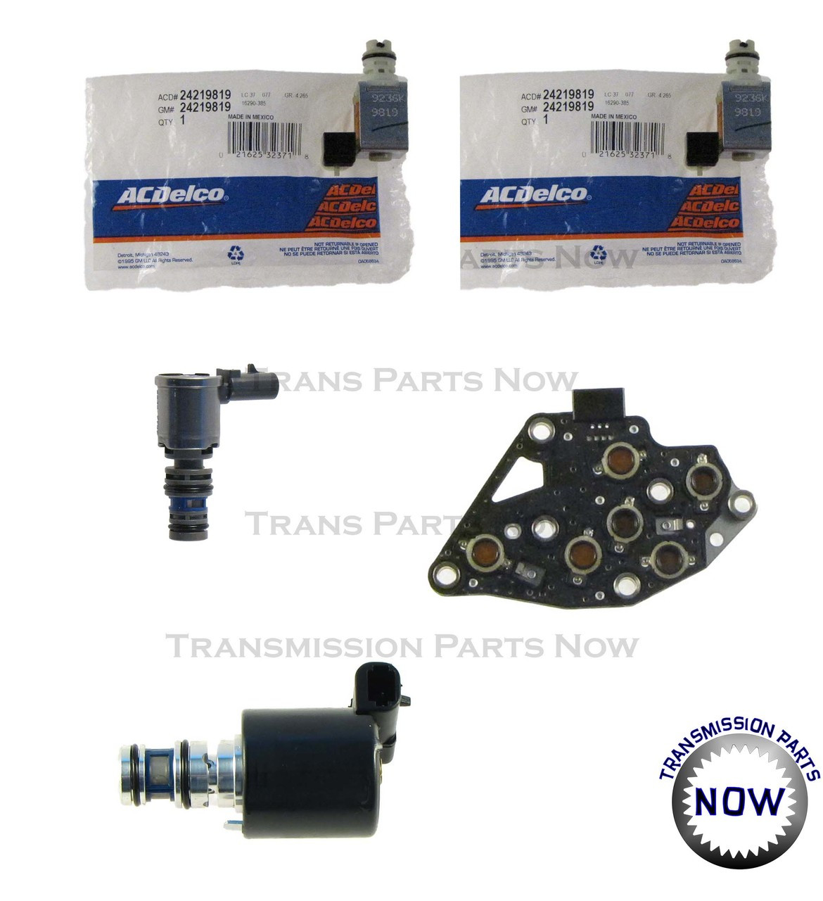 1997-02 4T65E Solenoid Set Transmission Parts Now