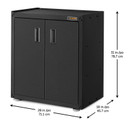 Gladiator® Armoire modulaire GearBox à porte pleine grandeur prête à assembler GAGB28FDESG