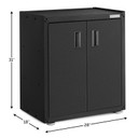 Gladiator® Armoire modulaire GearBox à porte pleine grandeur prête à assembler GAGB28FDESG