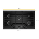 Table de cuisson au gaz avec grilles en fonte ez-2-lifttm - 36 po Whirlpool® WCG55US6HB