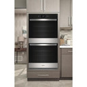 Whirlpool® Four mural double intelligent avec friture à air de 10 pi cu WOED7030PZ