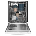 Lave-vaisselle avec système de lavage intelligent de 24 po Whirlpool® et un panier supérieur haut WDT740SALW