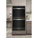Whirlpool® Four mural double intelligent avec friture à air de 10 pi cu WOED7030PV