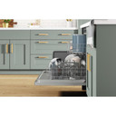 Lave-vaisselle en acier inoxydable avec système de lavage intelligent de 24 po Whirlpool® et un panier supérieur haut WDT740SALZ