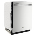 Lave-vaisselle en acier inoxydable avec système de lavage intelligent de 24 po Whirlpool® et un panier supérieur haut WDT740SALZ