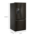 Whirlpool® Réfrigérateur à portes françaises - 30 po - 20 pi cu WRF560SEHV