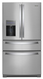 Réfrigérateur à 4 portes avec bacs de préparation et de rangement, de - 26 pi cu - 36 po Whirlpool® WRMF7736PZ