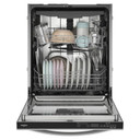 Whirlpool® Lave-vaisselle affleurant aux armoires en noir avec 3ᵉ panier - 44 dBA WDT550SAPZ