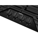 Whirlpool® Table de cuisson au gaz avec grilles en fonte à charnière EZ-2-Lift™, 30 po WCGK5030PB