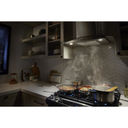 Hotte de cuisinière murale incurvée en verre - 30 po Whirlpool® WVW51UC0LS