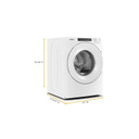 Whirlpool® Laveuse à chargement frontal à profondeur de comptoir avec commandes intuitives - 5.0 pi cu C.E.I. WFW560CHW