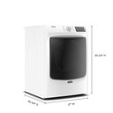 Maytag® Sécheuse électrique avec fonction Extra Power, 7.3 pi³ YMED6630HW