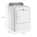 Maytag® Sécheuse au gaz avec prévention des faux plis - 7 pi cu MGD4500MW