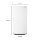 Congélateur vertical sans givre avec éclairage à del, 18 pi³ Maytag® MZF34X18FW