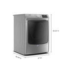 Maytag® Sécheuse électrique avec fonction Extra Power et cycle de séchage rapide - 7.3 pi cu YMED6630HC