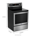 Cuisinière électrique avec convection véritable et préchauffage rapide - 30 po - 6.4 pi cu Maytag® YMER8800FZ