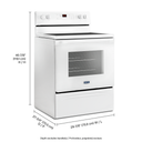 Cuisinière électrique avec surface de cuisson résistant aux éclats - 30 p - 5.3 pi cu Maytag® YMER6600FW