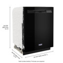 Maytag® Lave-vaisselle à cuve en acier inoxydable avec filtration à puissance double MDB4949SKB